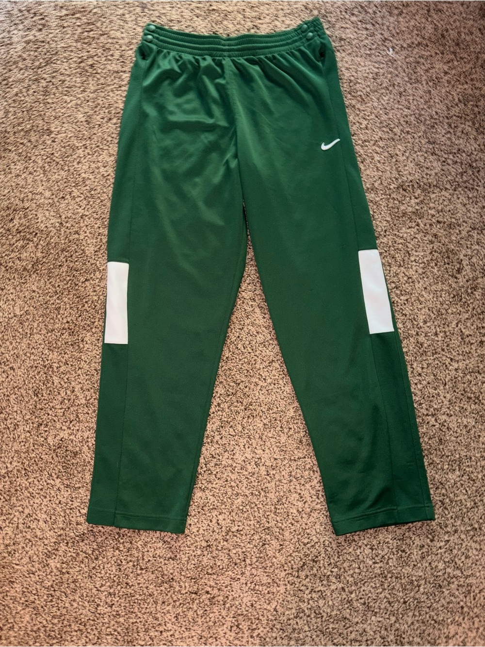 Nike Kids' Green Athletic Track Pants Size XL